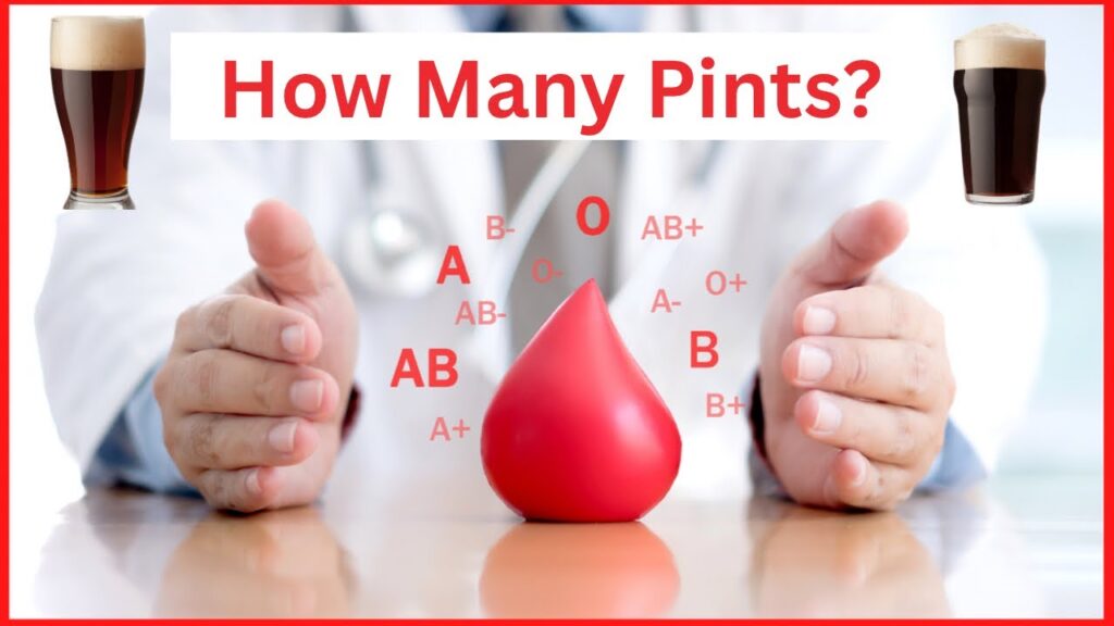 How many pints of blood in the human body can be lost? thumbnail