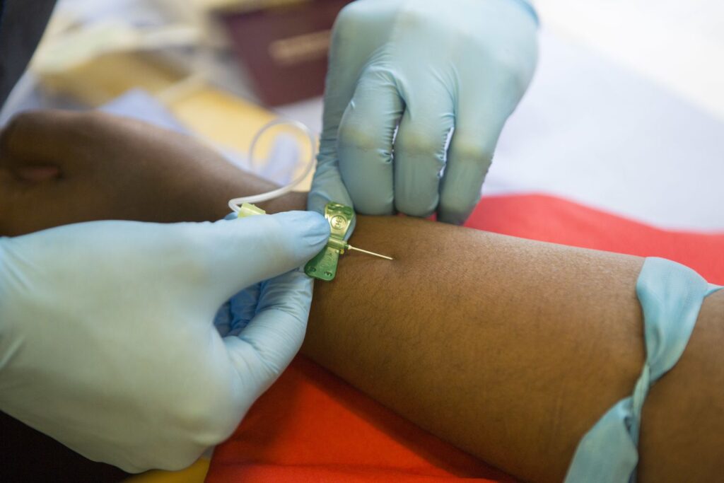 Is getting an IV like getting blood drawn? thumbnail